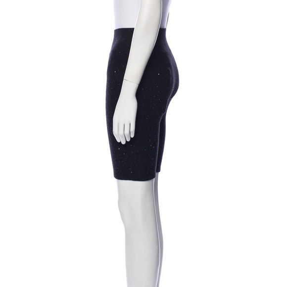 A R E A Sequin Biker Shorts - Picture 3 of 9